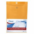 Made-To-Stick 76012 Clasp Envelopes - Brown - 9 x 12 in. MA3319619